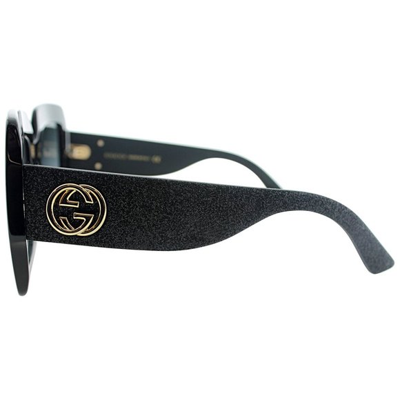 GUCCI Square frame Glitter Arm sunglasses